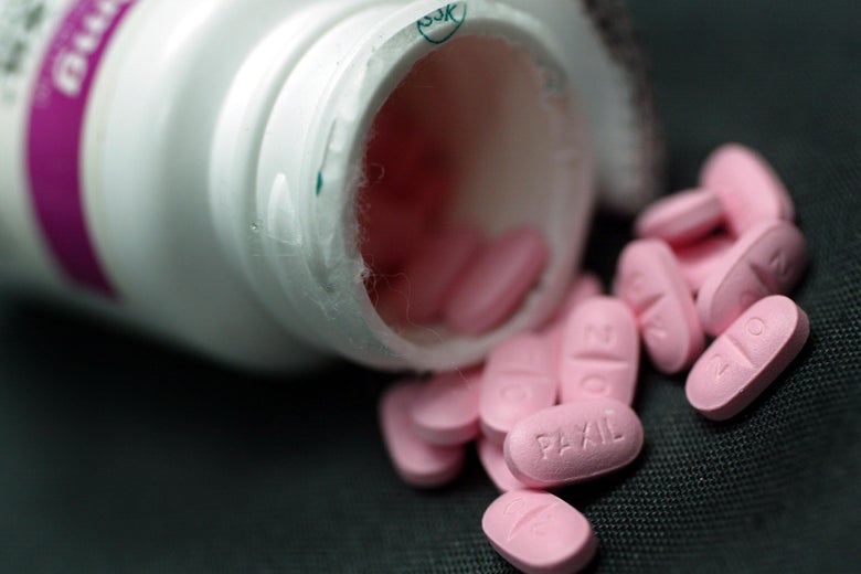 A bottle of Paxil.